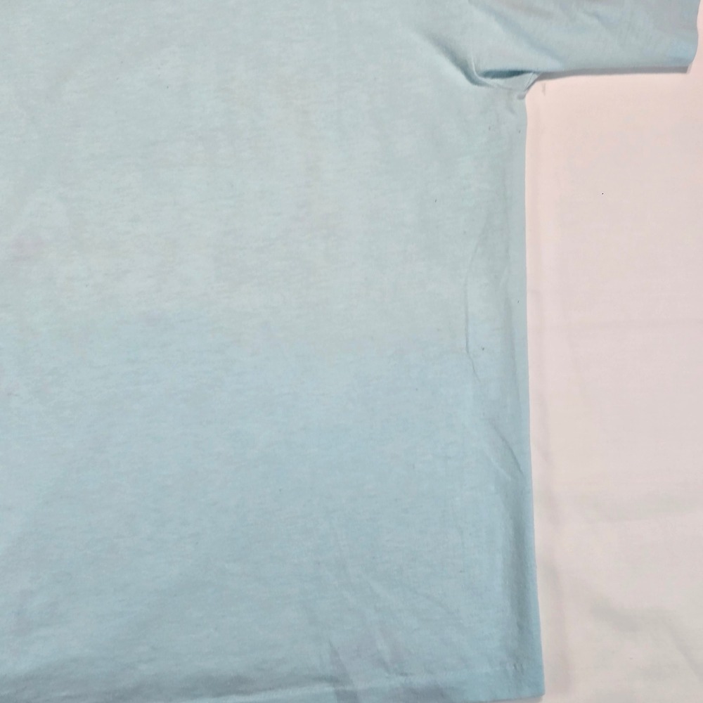 Vintage Super Shirts Oregon Yacht Club T-Shirt Mens Medium Blue Made in USA 80s - Picture 16 of 16